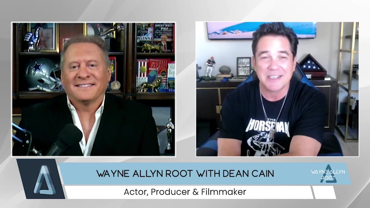 Dean Cain with Wayne Allyn Root on WAR Zone