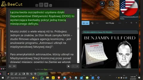 ⚡️Benjamin Fulford Raport Tygodniowy z 23 marca 2025 r.⚡️