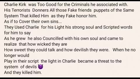 Charlie was way too good for those he associated with! 