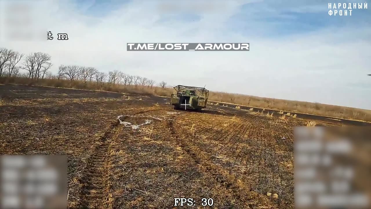 Russian FPV Drone “KVN” Destroys Ukrainian M113 APC Near Tarasovka, DPR
