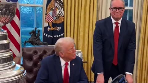 Throwback to the time the Florida Panthers visted the White House🤣