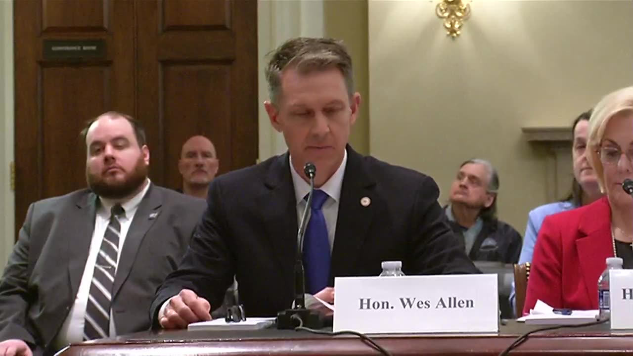Hon. Wes Allen delivers opening statement at Elections Subcommittee Hearing