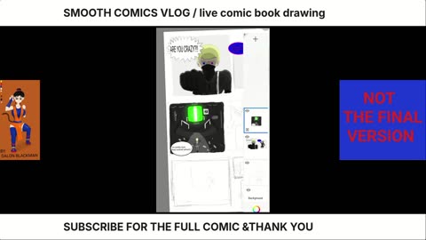 LIVE COMIC BOOK DRAWING