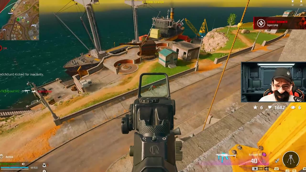 He hit me with the Jackson Walk!