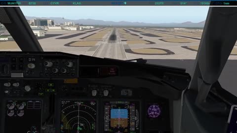 Landing in Las Vegas (KLAS)