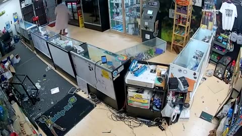 A repeat diverse offender just vandalized this shop in Austin TX for the third time