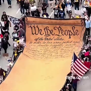 No Kings Day Protest in Chicago.