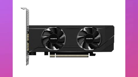 GIGABYTE AMD Radeon RX 6400 D6 Low Profile 4GB – Compact Power for Small Form Factor PCs!