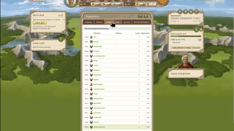 Travian: browser game, just playing, on a small level