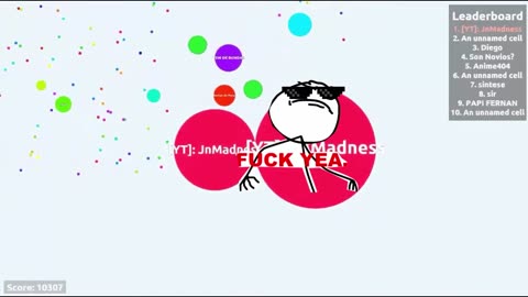 Amazing Agar.io Solo Gameplay!! 10K MASS SCORE