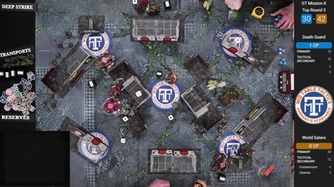 Warhammer 40k Battle Report: World Eaters VS Death Guard