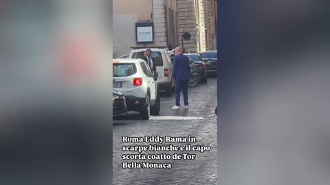 Sipërmarrësi italian nxjerr videon: Rama dhe Meloni në dalje të hotelit në Romë