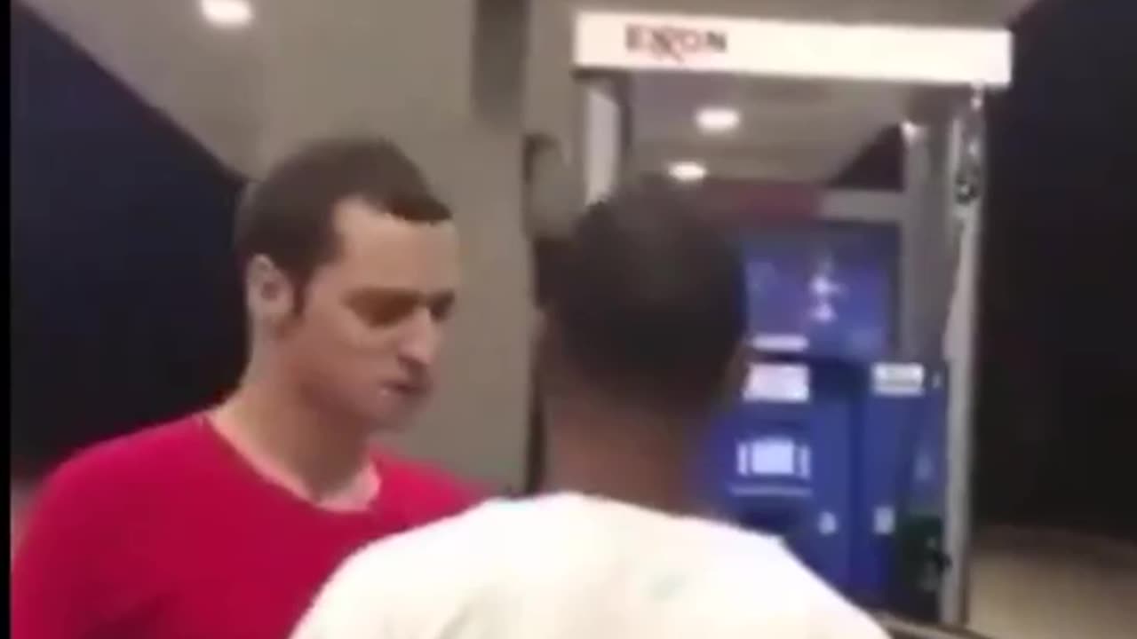 SELF-APPOINTED SON OF SATAN GETS KNOCKED OUT AT A GAS STATION