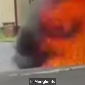 Brand new Mercedes explodes in Merrylands _ 7NEWSAustalia