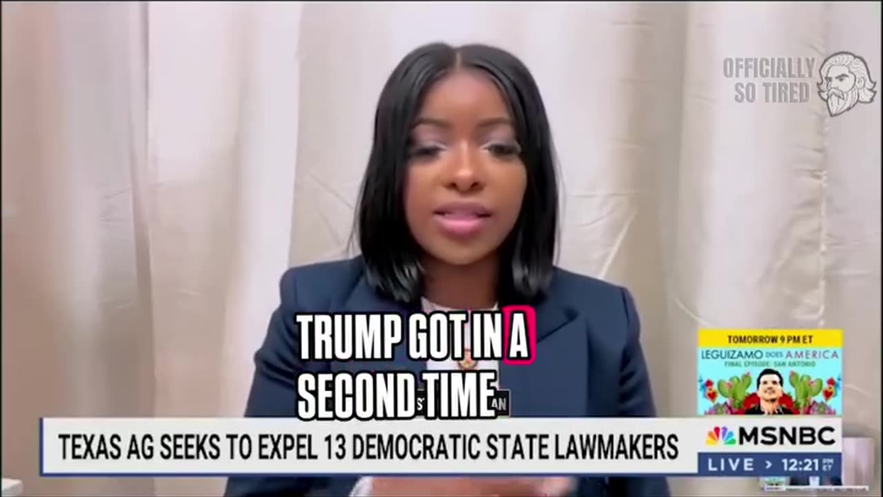 Politics- 2025 Filthy Degenerate Liberal Globalist Commie Jasmine Crockett Christians Are Racist KKK