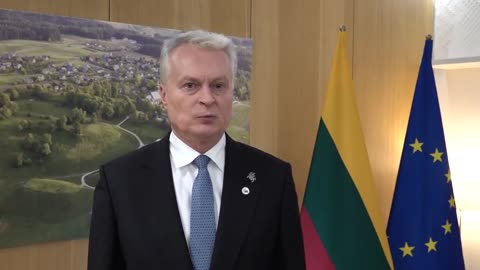 Lithuanian President Gitanas Nausėda says Russian military planes have violated