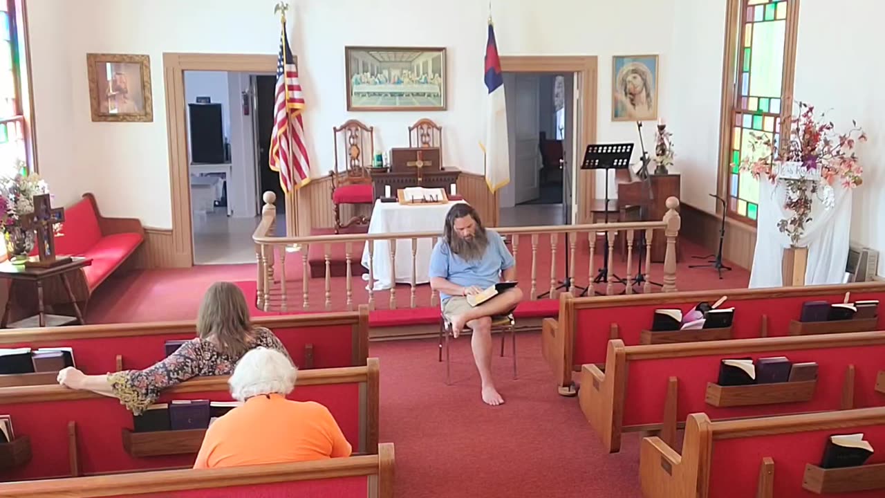 Vernon Chapel Bible Study (Genesis Ch.1-3 In The Beginning) led by Steven Dixon 6/18/2025