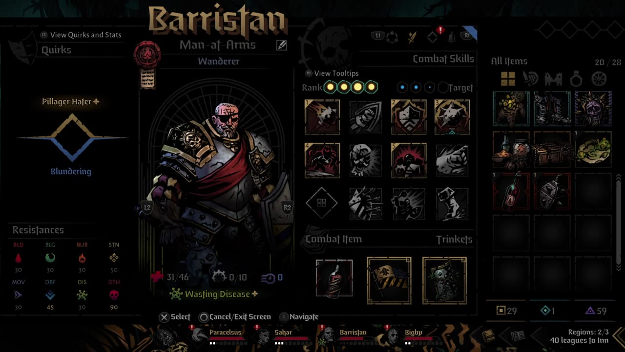 (Darkest Dungeon 2) Grandslam 3, Act 1, 1/3, The Tangle