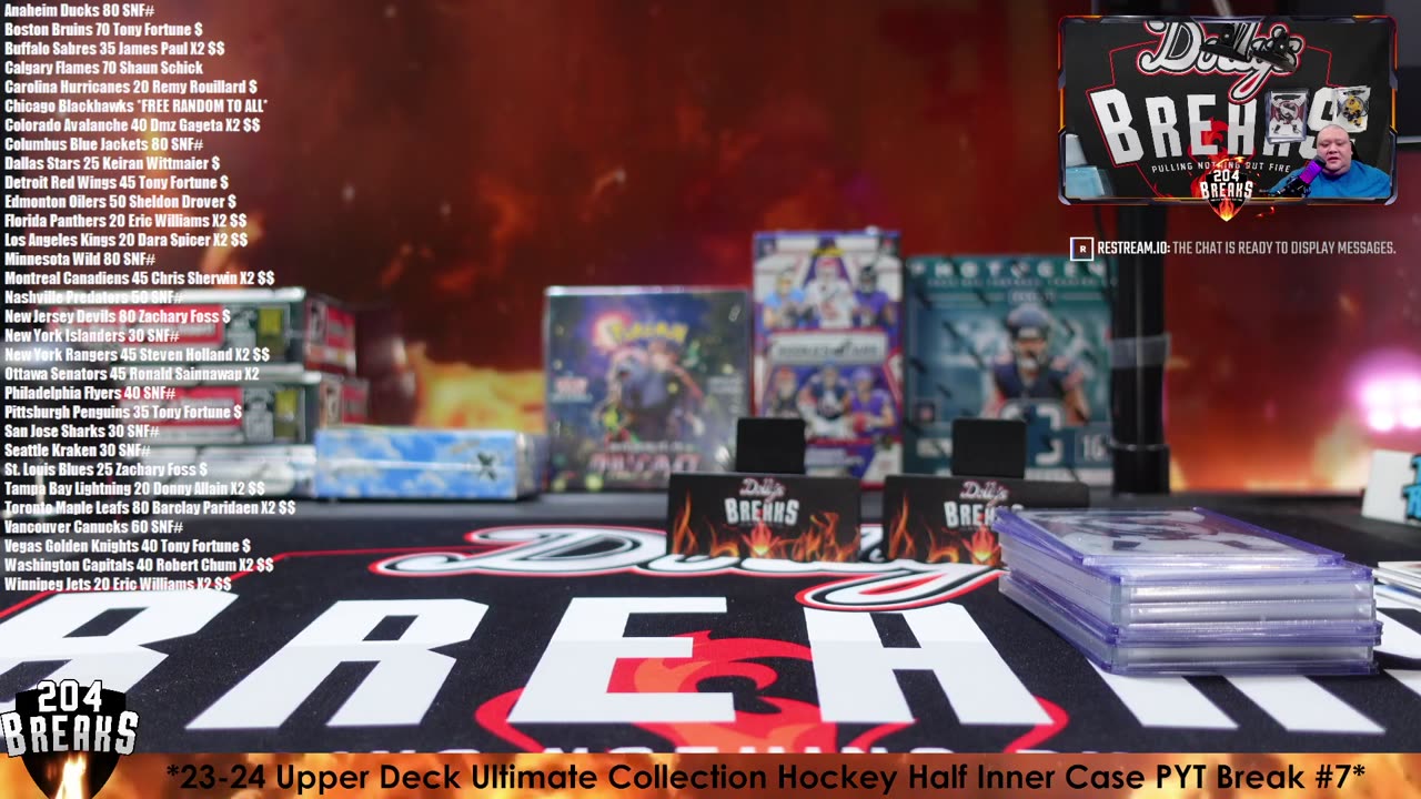 *23-24 Upper Deck Ultimate Collection Hockey Half Inner Case PYT Break #7* [May 23, 2025]***