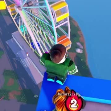 running away from a volcanic eruption and screaming like a mad goat) #roblox #funny #volcano #goat