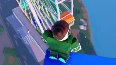 running away from a volcanic eruption and screaming like a mad goat) #roblox #funny #volcano #goat