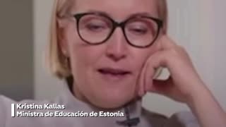 Ministra de Educación de Estonia no pudo multiplicar 8 por 4