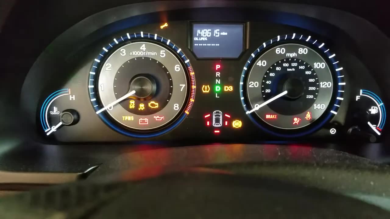 Reset oil light 2011 Honda Odyssey