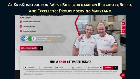 KrisKonstruction Maryland