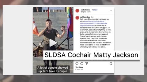 Fact Check: Video Does NOT Show Tyler Robinson Speaking At Democratic Socialists of America Event