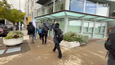 Seattle podcaster Brandi Kruse was just assaulted near the Portland ICE building.