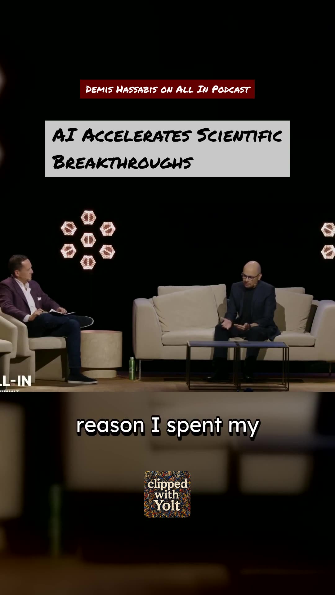 AIs Scientific Breakthroughs Await - Demis Hassabis on All In Podcast #science #discovery #ai