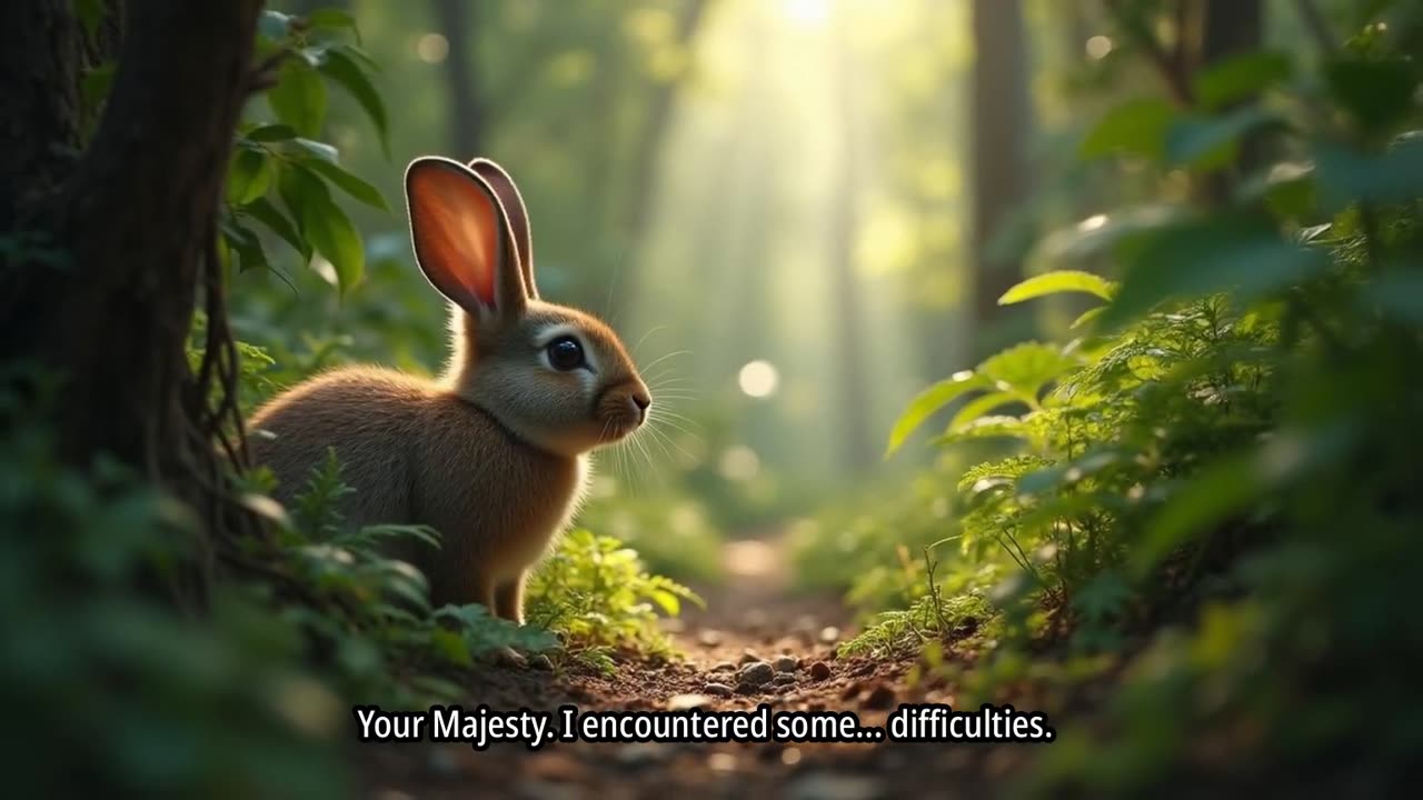 The Clever Rabbit and the Proud Lion"