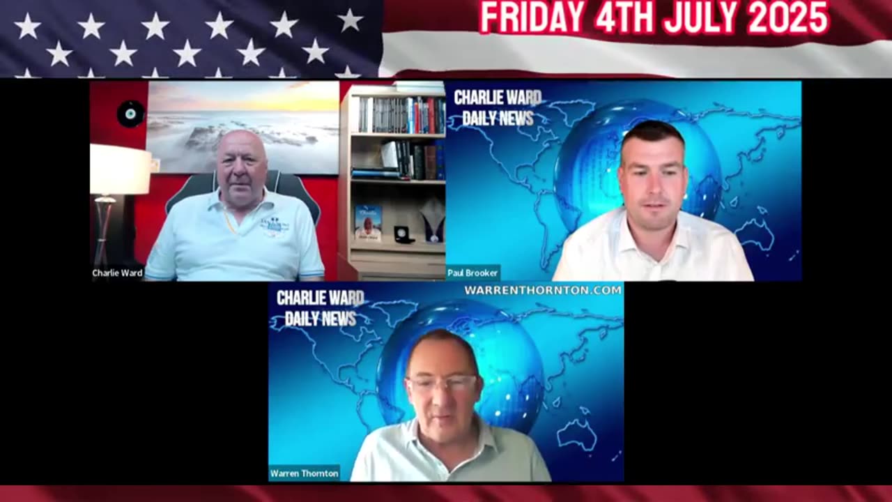 CWS DAILY NEWS WITH CHARLIE WARD, PAUL BROOKER & WARREN THORNTON FRIDAY 4TH JULY 2025