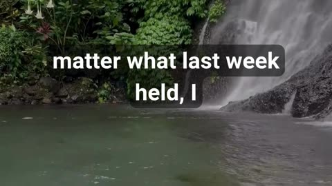 How to Start Your Week With Peace and Purpose!