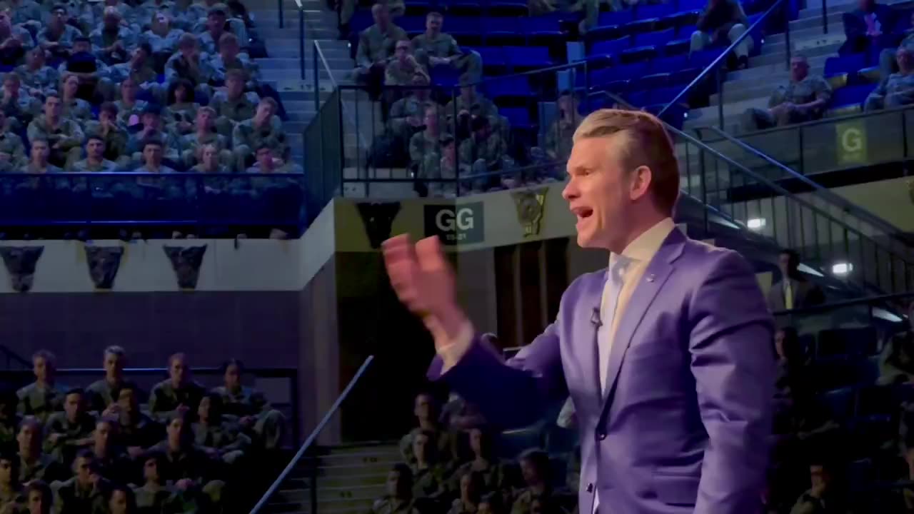 🚨🔥Defense Sec. Pete Hegseth: Honored to speak to our rising leaders of the US Navy and USMC