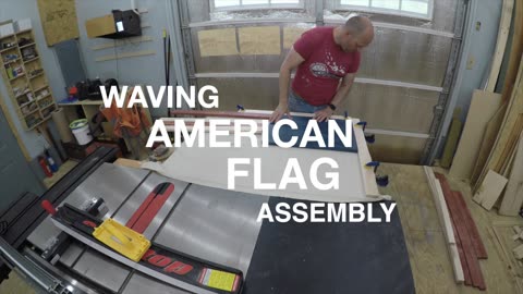 Waving American Flag Assembly - April 2019