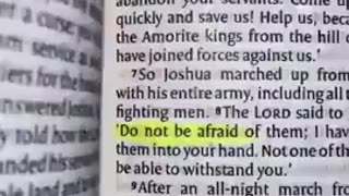 DO NOT BE AFRAID