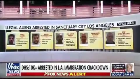 DHS has announced that more than 10,000 illegal immigrants have been arrested in Los Angeles.