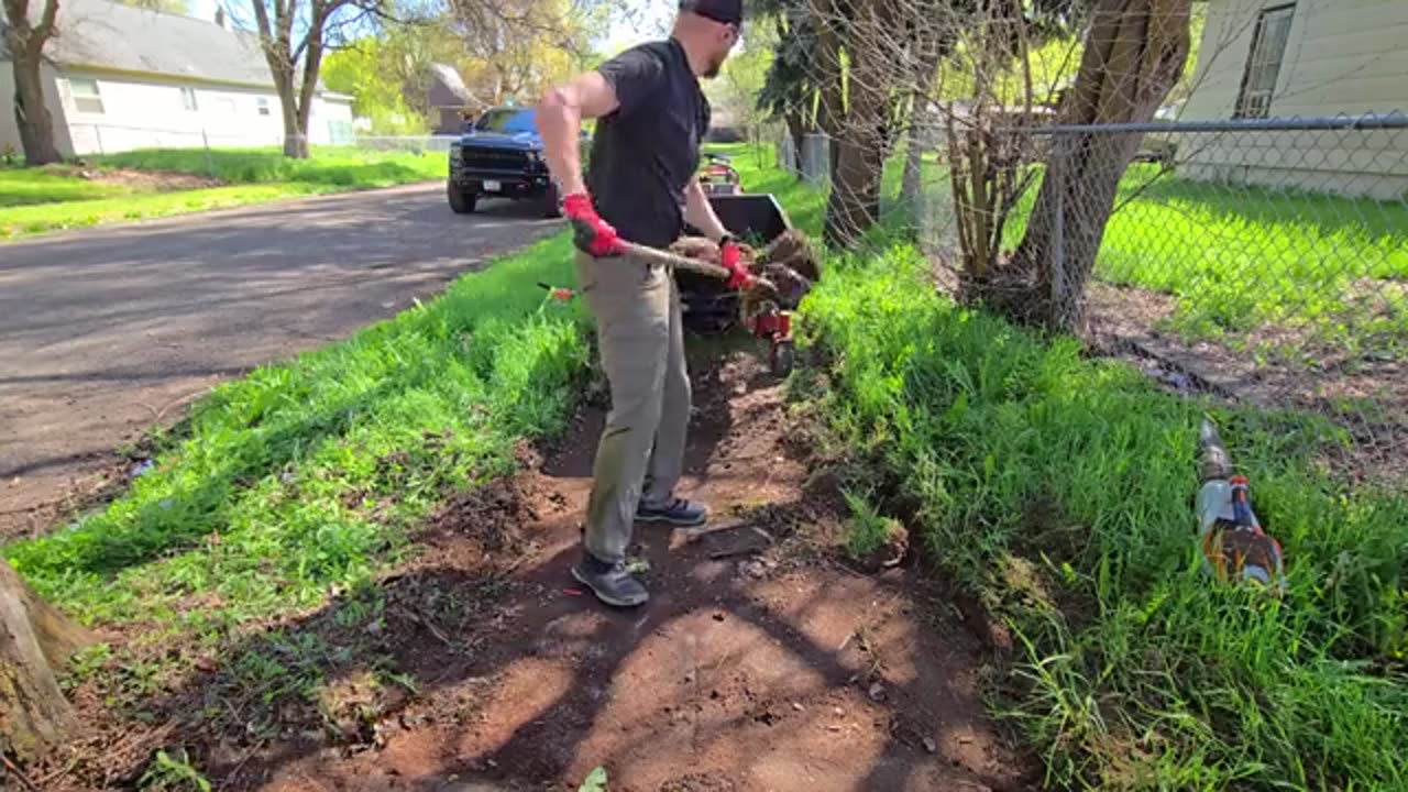 I Felt Like An ARCHEOLOGIST Digging Up This BURIED Sidewalk (Neighbors SHOCKED)_part5