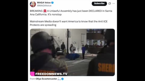MEANWHILE, In Santa Ana, California (20 or so miles away from LA) .... It's Spreading Like A Virus