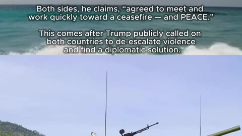 BREAKING: Trump Brokers Ceasefire Talks Between Cambodia and Thailand