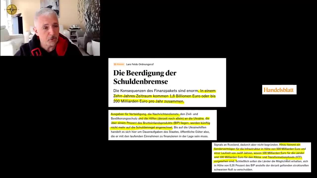 🚨Dirk Müller - Schuldenpaket: Eine hemmungslose und höchst dreiste Plünderung💰🚨