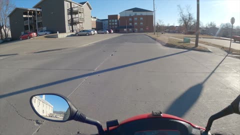 Winter Riding On A TaoTao Scooter