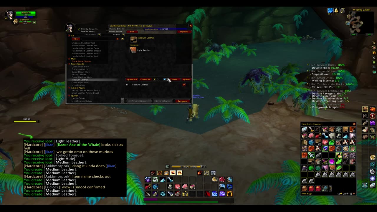 Turtle wow - Melee HC Slow and Steady Hunter - Part 73 - soloing WC - No commentary