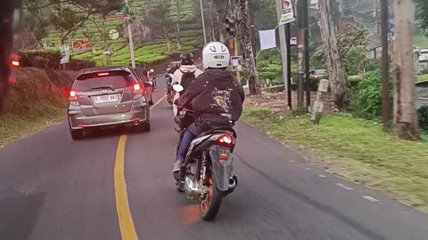 road to cianjur city indonesia