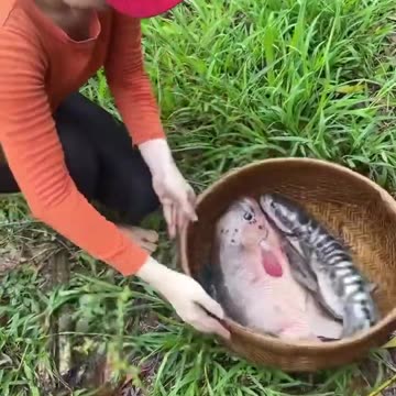 Super fishing skill .