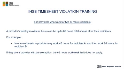66 Hour Weekly Limit