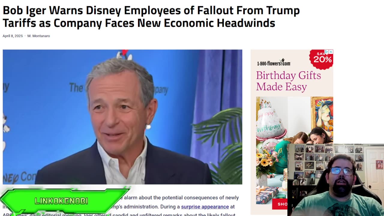 Bob Iger Addresses Employee's On The Impact Of The Trump Tariffs