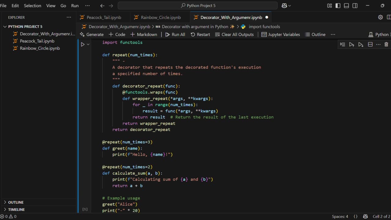 Create Your Own Python Decorator | Repeat Functions Like a Pro