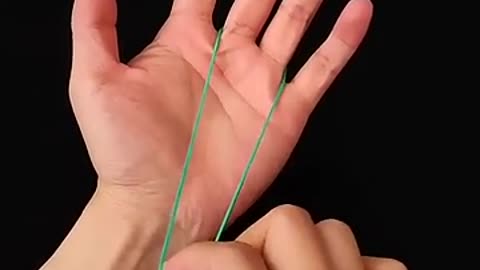 Breaking: Easy Rubber Band Magic Trick #shorts #viral #magictrick